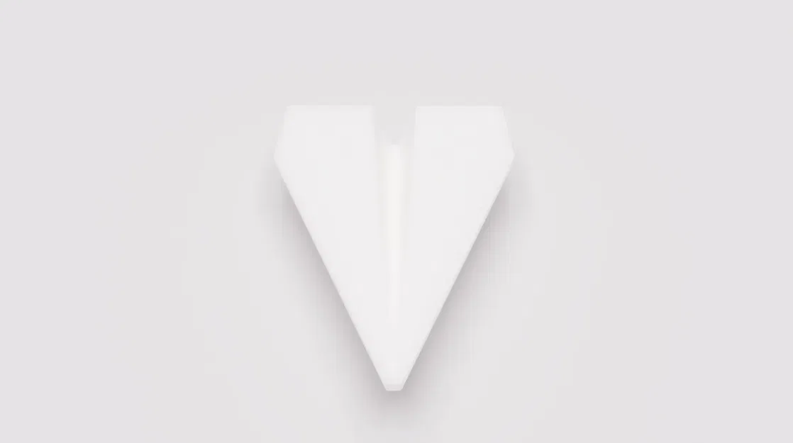 Chặn cửa hình máy bay giấy dễ in không cần hỗ trợ - Image 4