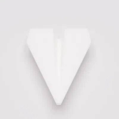 Chặn cửa hình máy bay giấy dễ in không cần hỗ trợ