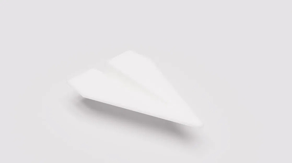 Chặn cửa hình máy bay giấy dễ in không cần hỗ trợ - Image 7