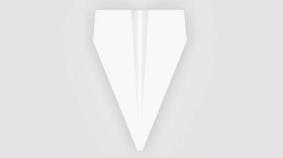 Chặn cửa hình máy bay giấy dễ in không cần hỗ trợ - Image 8