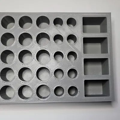 Giá đỡ pin đơn giản cho 20 pin AA, 10 pin AAA và 4 pin 9V