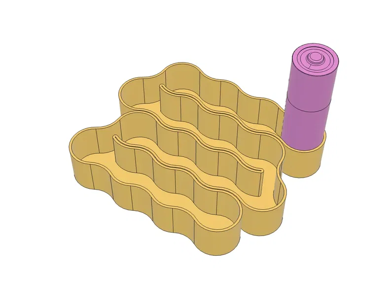 Giá đỡ pin cho pin AA và AAA in chế độ bình hoa - Image 5