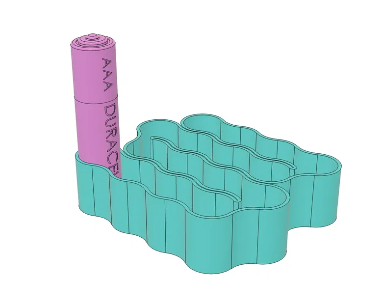 Giá đỡ pin cho pin AA và AAA in chế độ bình hoa - Image 6