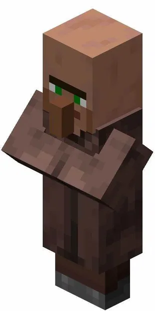 Mô hình 3D Người Làng Minecraft - Image 1