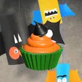 Bánh cupcake bí ngô Halloween ma quái - Thumbnail 4