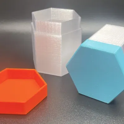 Thùng chứa hình lục giác nhỏ gọn