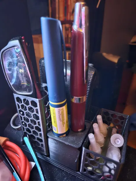 Giá đỡ bút tiêm insulin Gridfinity - Image 1