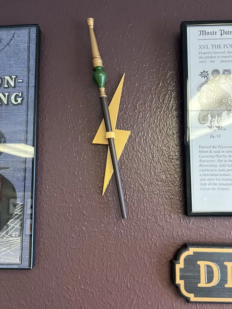 Giá đỡ tia sét cơ bản cho đũa phép - Image 1