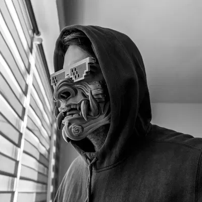 Mặt nạ samurai lớn cho cosplay và nghệ thuật