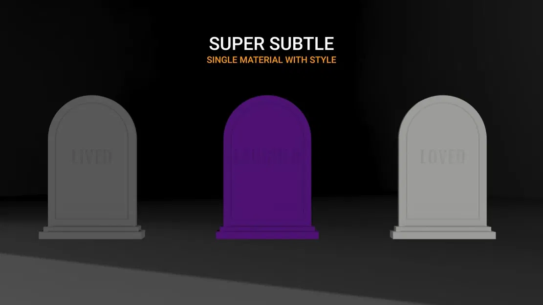 Bảng mộ hài hước "LIVED LAUGHED LOVED" cho Halloween - Image 4