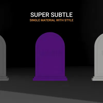 Bảng mộ hài hước "LIVED LAUGHED LOVED" cho Halloween