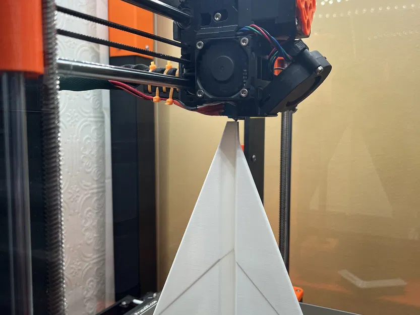 Máy bay giấy chế độ bình hoa in 3D - Image 1