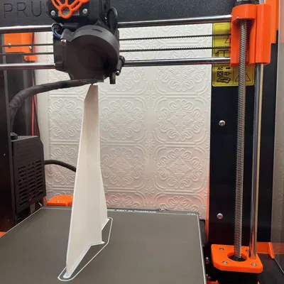 Máy bay giấy chế độ bình hoa in 3D