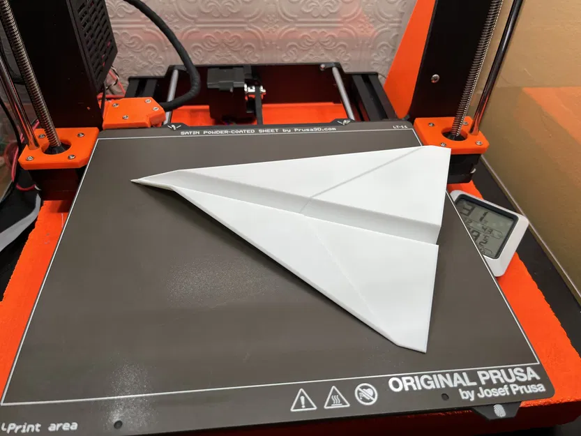 Máy bay giấy chế độ bình hoa in 3D - Image 3