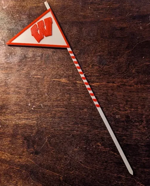 Trang trí cờ Wisconsin cho bí ngô khắc - Image 1