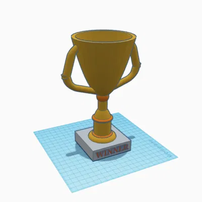 Cúp chiến thắng thiết kế độc đáo cho máy in 3D