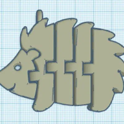 Móc khóa Nhím dẻo