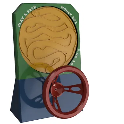 Máy chơi game và hộp tiền với nhiều trò chơi khác nhau