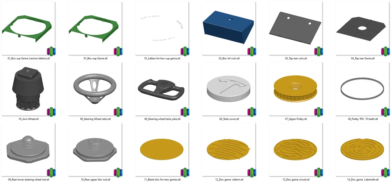 Máy chơi game và hộp tiền với nhiều trò chơi khác nhau - Image 11