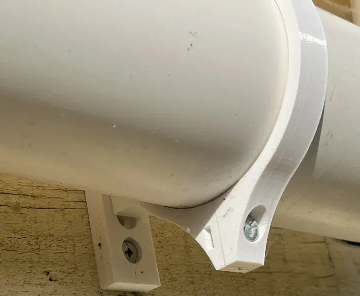 Giá đỡ ống nước PVC 90mm cho nhà và hiên - Image 1