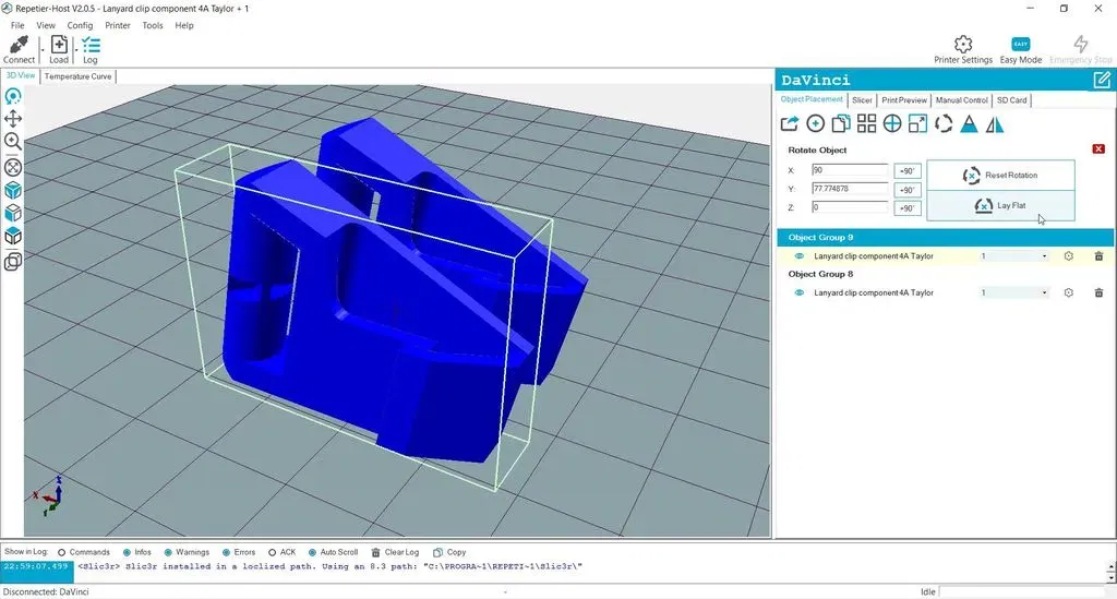 Kẹp nhựa cho dây đeo thẻ ID 20mm - Image 8