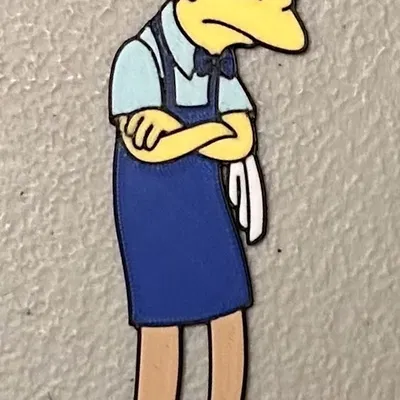Nam châm Moe Szyslak đa màu sắc 6 màu
