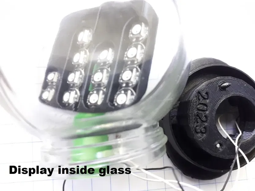 Đồng hồ nhị phân trong chai thủy tinh - Image 7