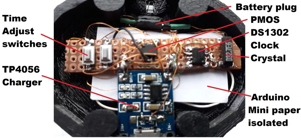 Đồng hồ nhị phân trong chai thủy tinh - Image 13