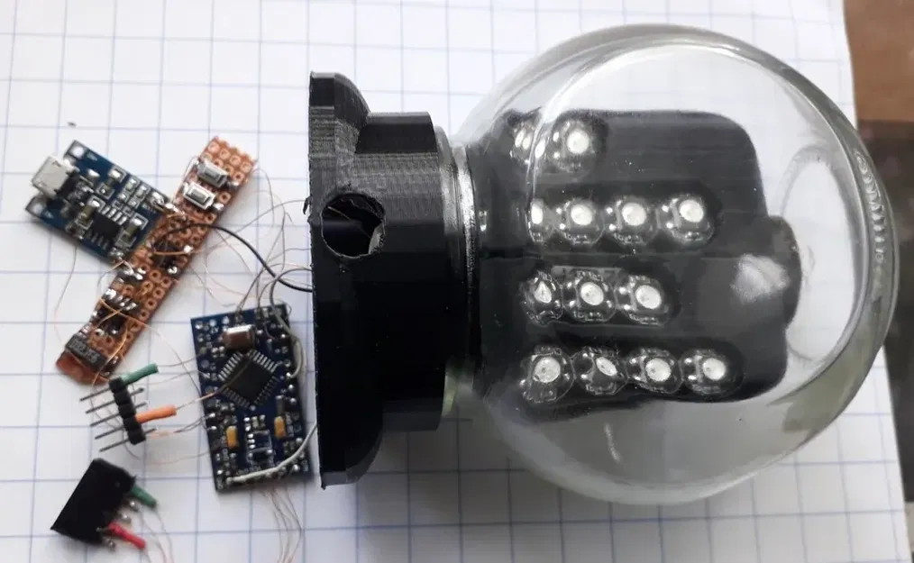 Đồng hồ nhị phân trong chai thủy tinh - Image 14