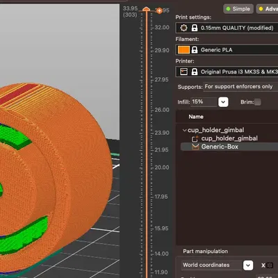 Giá đỡ cốc gimbal cho xe đẩy Nuna