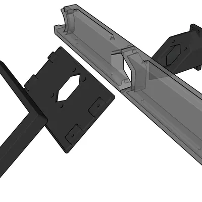 Giá đỡ màn hình BTT PiTFT50 cho váy lưới phẳng