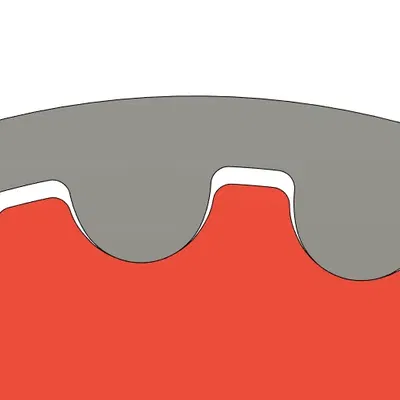 Bánh đai GT2 hình involute cho máy in 3D