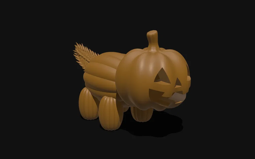 Chó bí ngô trang trí Halloween độc đáo - Image 1