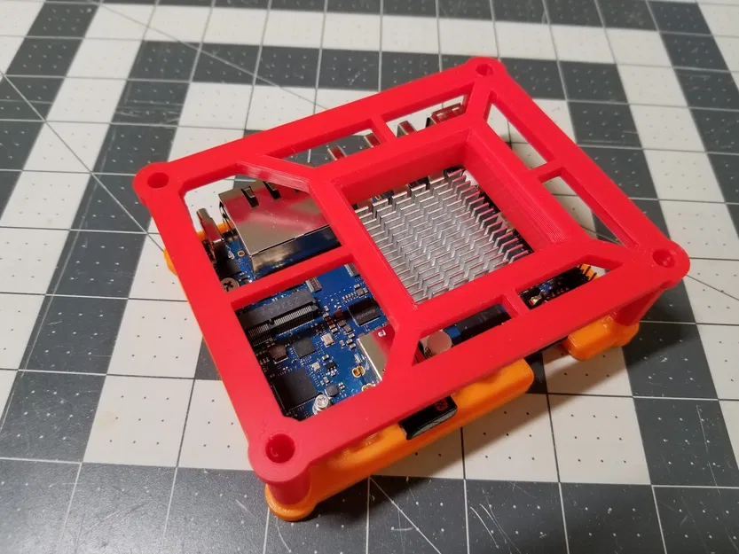 Giá đỡ bảo vệ cho Orange Pi 5 Plus và tản nhiệt nhôm chính hãng - Image 1