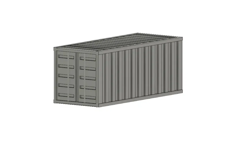 Mô hình container vận chuyển nhỏ làm đạo cụ - Image 1