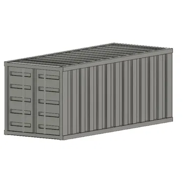Mô hình container vận chuyển nhỏ làm đạo cụ