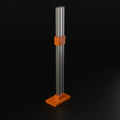 Bảng gắn và bộ chuyển đổi cho khung 2040 trên bàn làm việc