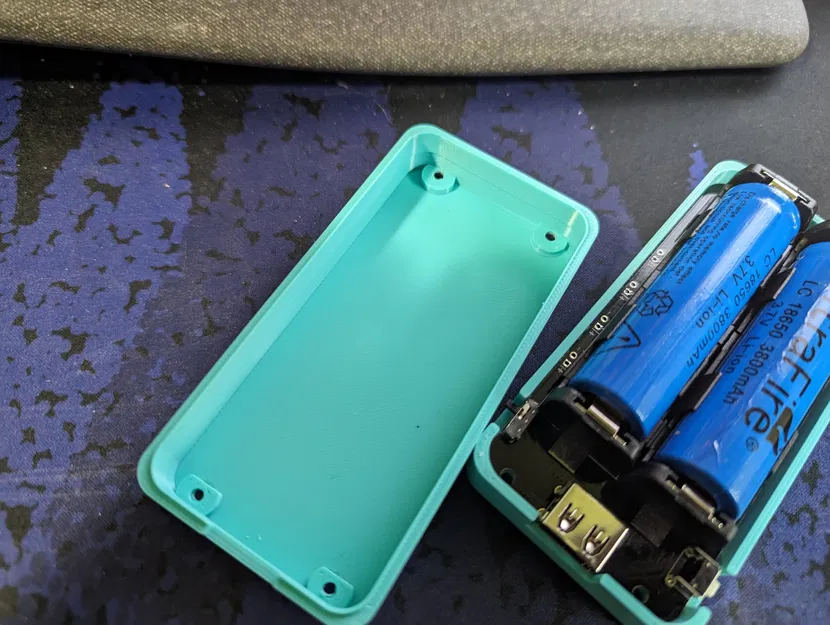 Vỏ bảo vệ cho pin sạc USB dual 18650 - Image 9