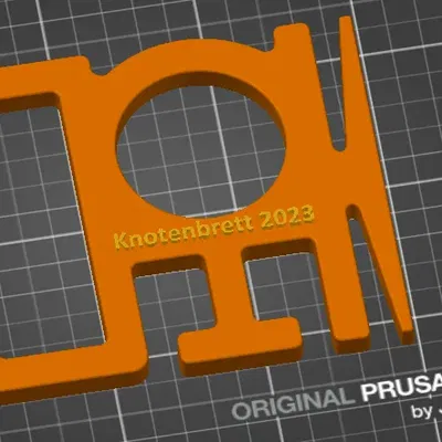 Bảng thực hành nút thuyền cho người học chèo thuyền