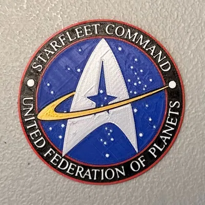 Nam châm biểu tượng Starfleet Command đa sắc màu