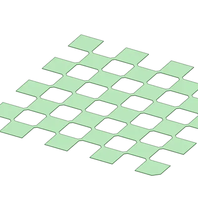 Mẫu test căn chỉnh bàn in bàn cờ kết nối