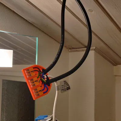 Hộp nối mỏng cho Wago 221 lắp đặt đèn chiếu sáng âm trần