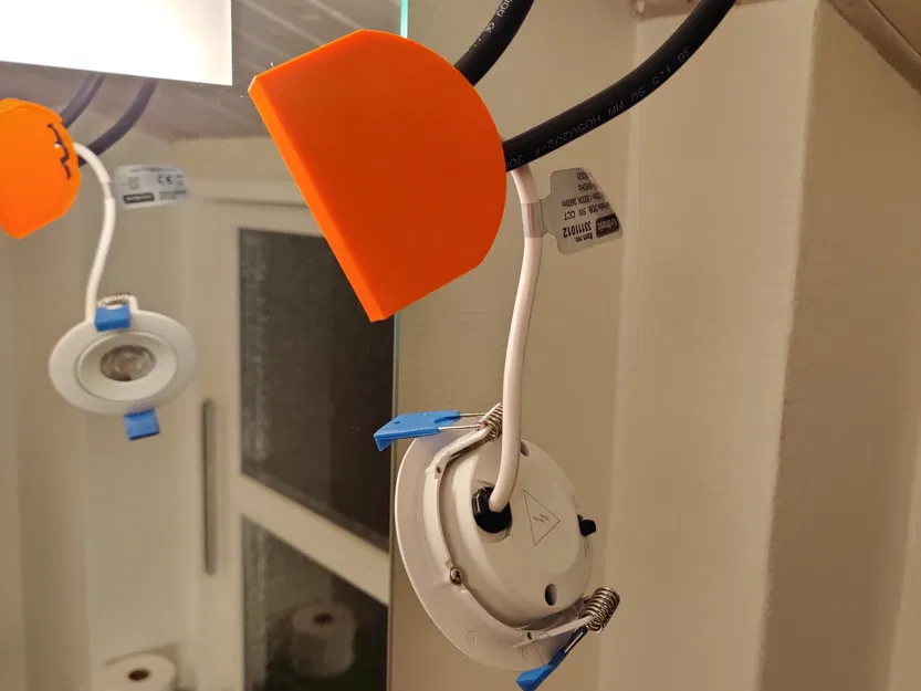 Hộp nối mỏng cho Wago 221 lắp đặt đèn chiếu sáng âm trần - Image 4