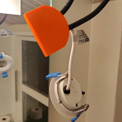 Hộp nối mỏng cho Wago 221 lắp đặt đèn chiếu sáng âm trần