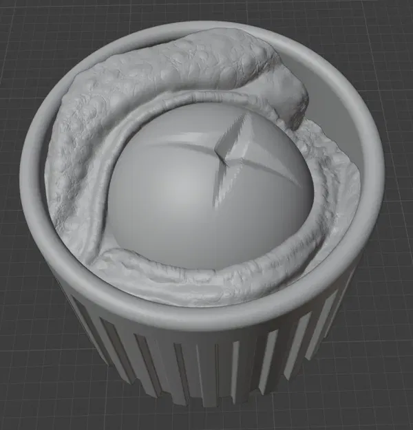 Nắp mẫu chai sơn - Mắt rồng - Image 1