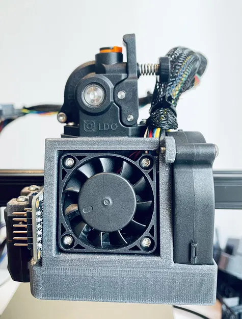 Giá đỡ Direct Drive Orbiter V2 cho Ender 2 Pro với Satsana 5015 - Image 2