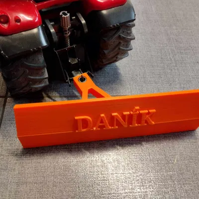 Công cụ xúc tuyết Bruder cho xe kéo