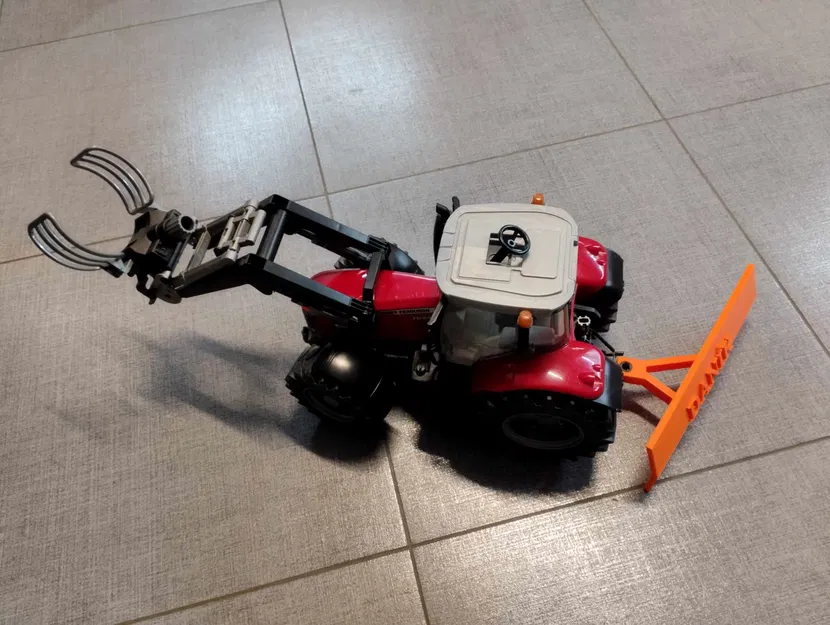 Công cụ xúc tuyết Bruder cho xe kéo - Image 3