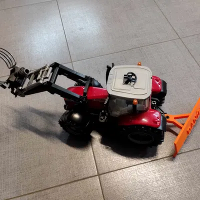 Công cụ xúc tuyết Bruder cho xe kéo