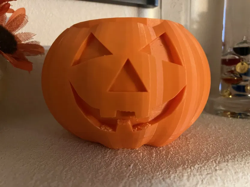Giá đỡ nến Jack O Lantern cho mùa Halloween - Image 2